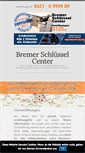 Mobile Screenshot of bremer-schluessel-center.de